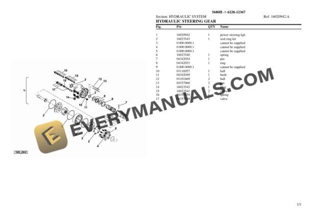 Deutz-Fahr 5680H (6228-12367) Tractor Parts Catalog PDF 6 Deutz-Fahr 5680H (6228-12367) Tractor Parts Catalog PDF - Image 4