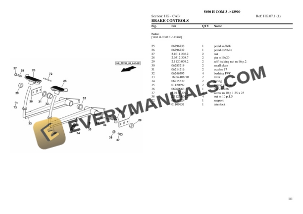 Deutz-Fahr 5690 H COM 3 (13900) Tractor Parts Catalog PDF 6 Deutz-Fahr 5690 H COM 3 (13900) Tractor Parts Catalog PDF - Image 4