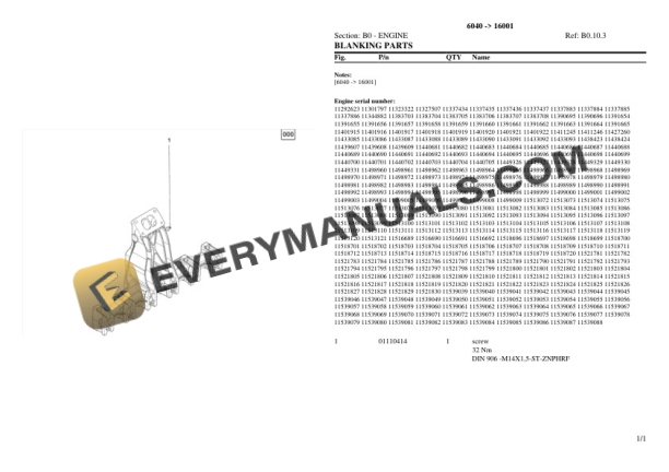Deutz-Fahr 6040 (16001) Tractor Parts Catalog PDF 4 Deutz-Fahr 6040 (16001) Tractor Parts Catalog PDF - Image 2