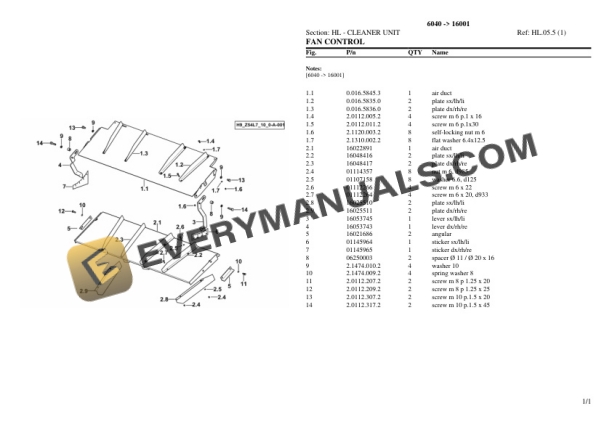 Deutz-Fahr 6040 (16001) Tractor Parts Catalog PDF 7 Deutz-Fahr 6040 (16001) Tractor Parts Catalog PDF - Image 5