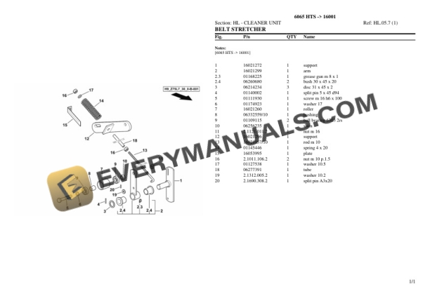 Deutz-Fahr 6065 HTS (16001) Tractor Parts Catalog PDF 7 Deutz-Fahr 6065 HTS (16001) Tractor Parts Catalog PDF - Image 5