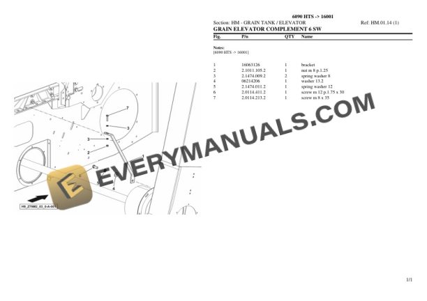 Deutz-Fahr 6090 HTS (16001) Tractor Parts Catalog PDF 7 Deutz-Fahr 6090 HTS (16001) Tractor Parts Catalog PDF - Image 5