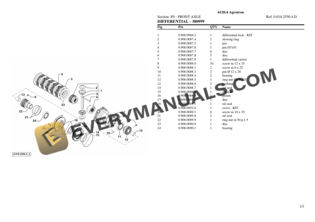 Deutz-Fahr 6120.4 Agrotron Tractor Parts Catalog PDF 5 Deutz-Fahr 6120.4 Agrotron Tractor Parts Catalog PDF - Image 3