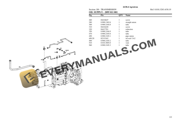 Deutz-Fahr 6130.4 Agrotron Tractor Parts Catalog PDF 4 Deutz-Fahr 6130.4 Agrotron Tractor Parts Catalog PDF - Image 2
