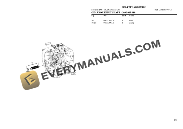Deutz-Fahr 6130.4 TTV AGROTRON Tractor Parts Catalog PDF 4 Deutz-Fahr 6130.4 TTV AGROTRON Tractor Parts Catalog PDF - Image 2