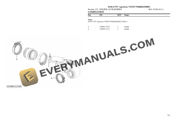 Deutz-Fahr 6150.4 TTV Agrotron (WSXV750400LD50001) Tractor Parts Catalog PDF 4 Deutz-Fahr 6150.4 TTV Agrotron (WSXV750400LD50001) Tractor Parts Catalog PDF - Image 2