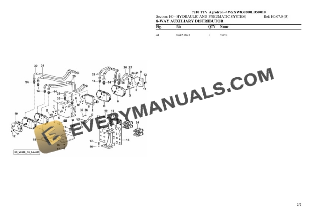 Deutz-Fahr 7210 TTV Agrotron (WSXW830200LD50010) Tractor Parts Catalog PDF 6 Deutz-Fahr 7210 TTV Agrotron (WSXW830200LD50010) Tractor Parts Catalog PDF - Image 4