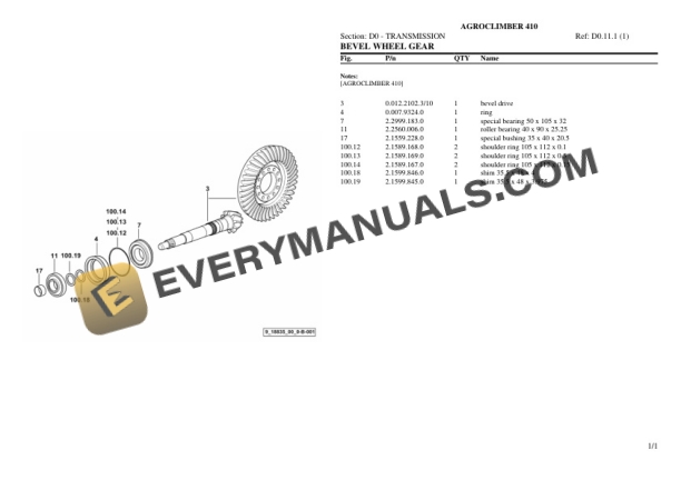 Deutz-Fahr AGROCLIMBER 410 Tractor Parts Catalog PDF 5 Deutz-Fahr AGROCLIMBER 410 Tractor Parts Catalog PDF - Image 3