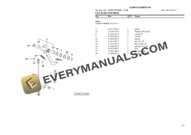 Deutz-Fahr AGROCLIMBER 410 Tractor Parts Catalog PDF 6 Deutz-Fahr AGROCLIMBER 410 Tractor Parts Catalog PDF - Image 4