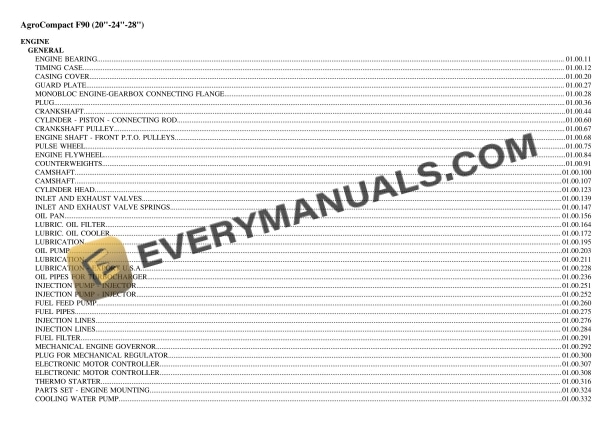 deutz fahr agrocompact f90 20 24 28 tractor parts catalog pdf 1
