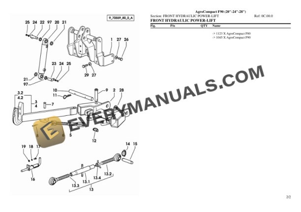 Deutz-Fahr AgroCompact F90 (20 24 28'') Tractor Parts Catalog PDF 7 Deutz-Fahr AgroCompact F90 (20 24 28'') Tractor Parts Catalog PDF - Image 5