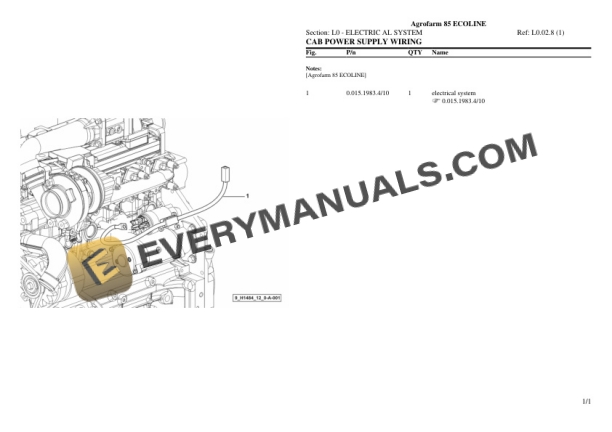 Deutz-Fahr Agrofarm 85 ECOLINE Tractor Parts Catalog PDF 7 Deutz-Fahr Agrofarm 85 ECOLINE Tractor Parts Catalog PDF - Image 5