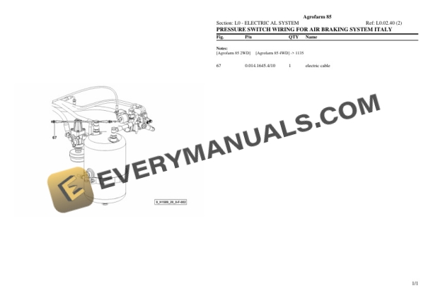 Deutz-Fahr Agrofarm 85 Tractor Parts Catalog PDF 7 Deutz-Fahr Agrofarm 85 Tractor Parts Catalog PDF - Image 5