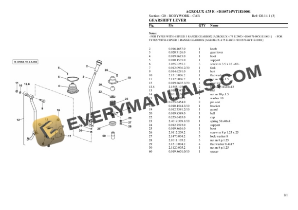 Deutz-Fahr AGROLUX 4.75 E (D10S714WT1E10001) Tractor Parts Catalog PDF 6 Deutz-Fahr AGROLUX 4.75 E (D10S714WT1E10001) Tractor Parts Catalog PDF - Image 4