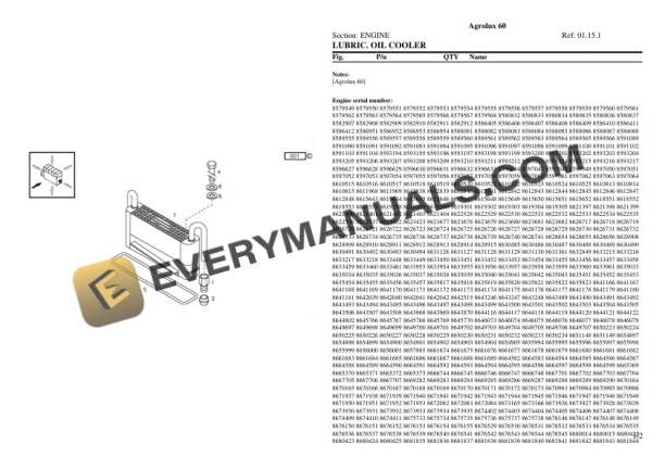 Deutz-Fahr Agrolux 60 Tractor Parts Catalog PDF 4 Deutz-Fahr Agrolux 60 Tractor Parts Catalog PDF - Image 2