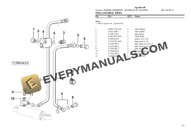 Deutz-Fahr Agrolux 60 Tractor Parts Catalog PDF 6 Deutz-Fahr Agrolux 60 Tractor Parts Catalog PDF - Image 4