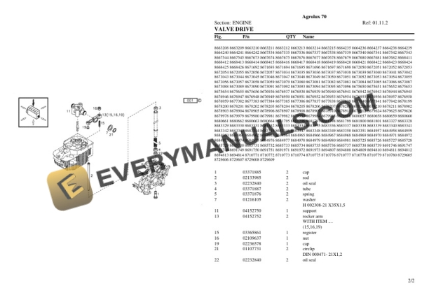 Deutz-Fahr Agrolux 70 Tractor Parts Catalog PDF 4 Deutz-Fahr Agrolux 70 Tractor Parts Catalog PDF - Image 2