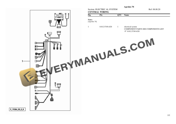 Deutz-Fahr Agrolux 70 Tractor Parts Catalog PDF 7 Deutz-Fahr Agrolux 70 Tractor Parts Catalog PDF - Image 5