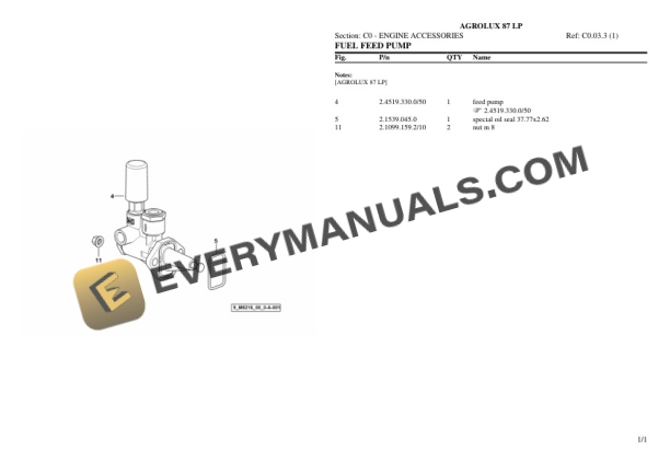 Deutz-Fahr AGROLUX 87 LP Tractor Parts Catalog PDF 4 Deutz-Fahr AGROLUX 87 LP Tractor Parts Catalog PDF - Image 2