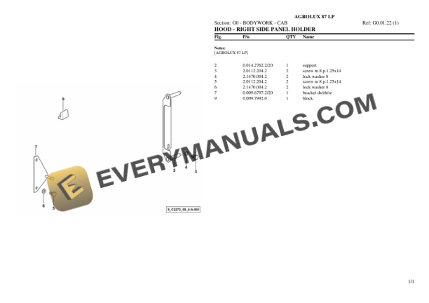 Deutz-Fahr AGROLUX 87 LP Tractor Parts Catalog PDF 5 Deutz-Fahr AGROLUX 87 LP Tractor Parts Catalog PDF - Image 3