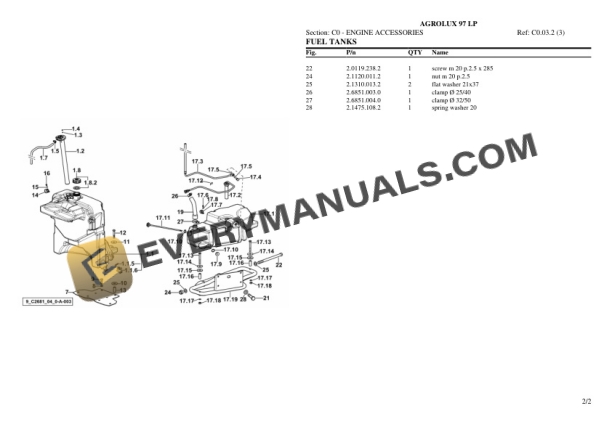 Deutz-Fahr AGROLUX 97 LP Tractor Parts Catalog PDF 4 Deutz-Fahr AGROLUX 97 LP Tractor Parts Catalog PDF - Image 2