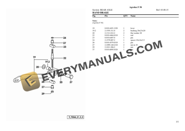 Deutz-Fahr Agrolux F 50 Tractor Parts Catalog PDF-3