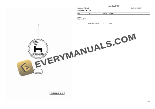 Deutz-Fahr Agrolux F 80 Tractor Parts Catalog PDF-3