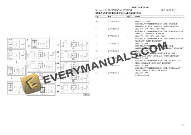 Deutz-Fahr AGROMAXX 40 Tractor Parts Catalog PDF 7 Deutz-Fahr AGROMAXX 40 Tractor Parts Catalog PDF - Image 5