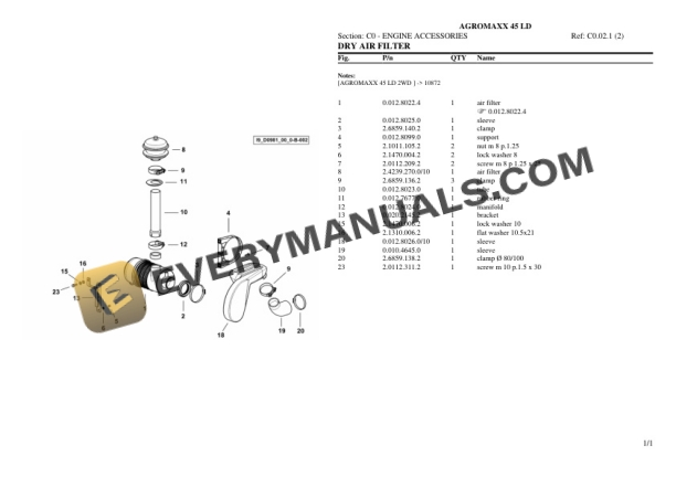 Deutz-Fahr AGROMAXX 45 LD Tractor Parts Catalog PDF 4 Deutz-Fahr AGROMAXX 45 LD Tractor Parts Catalog PDF - Image 2