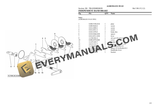 Deutz-Fahr AGROMAXX 50 LD Tractor Parts Catalog PDF 5 Deutz-Fahr AGROMAXX 50 LD Tractor Parts Catalog PDF - Image 3