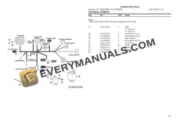 Deutz-Fahr AGROMAXX 50 LD Tractor Parts Catalog PDF 7 Deutz-Fahr AGROMAXX 50 LD Tractor Parts Catalog PDF - Image 5