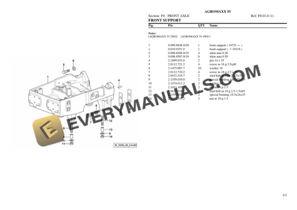 Deutz-Fahr AGROMAXX 55 Tractor Parts Catalog PDF 5 Deutz-Fahr AGROMAXX 55 Tractor Parts Catalog PDF - Image 3