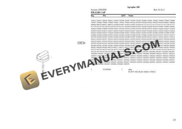 Deutz-Fahr Agroplus 100 Tractor Parts Catalog PDF-3