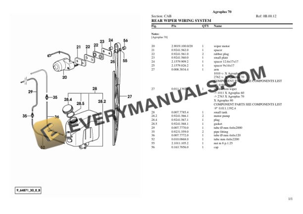 Deutz-Fahr Agroplus 70 Tractor Parts Catalog PDF 7 Deutz-Fahr Agroplus 70 Tractor Parts Catalog PDF - Image 5