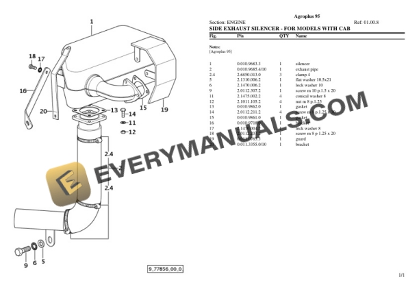 Deutz-Fahr Agroplus 95 Tractor Parts Catalog PDF 5 Deutz-Fahr Agroplus 95 Tractor Parts Catalog PDF-3