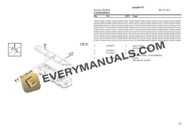 Deutz-Fahr Agroplus 95 Tractor Parts Catalog PDF 6 Deutz-Fahr Agroplus 95 Tractor Parts Catalog PDF-4