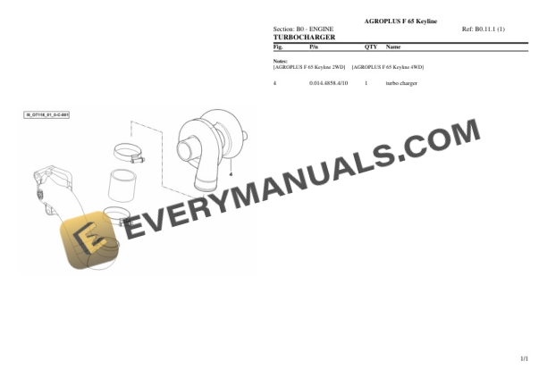 Deutz-Fahr AGROPLUS F 65 Keyline Tractor Parts Catalog PDF 4 Deutz-Fahr AGROPLUS F 65 Keyline Tractor Parts Catalog PDF - Image 2
