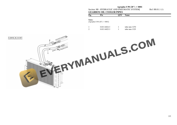 Deutz-Fahr Agroplus S 90 (20'') (8001) Tractor Parts Catalog PDF 6 Deutz-Fahr Agroplus S 90 (20'') (8001) Tractor Parts Catalog PDF - Image 4