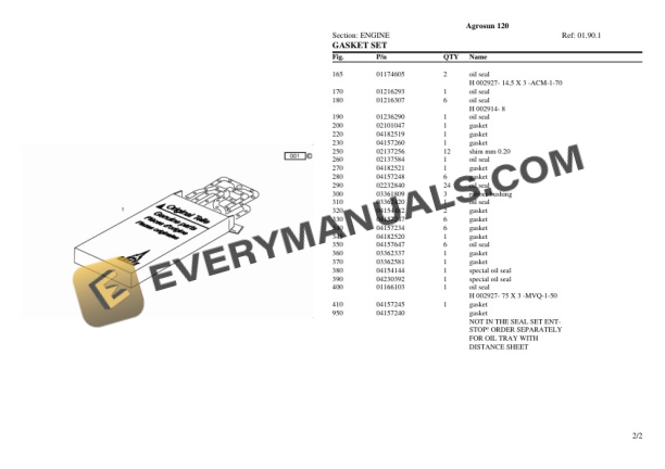 Deutz-Fahr Agrosun 120 Tractor Parts Catalog PDF-3