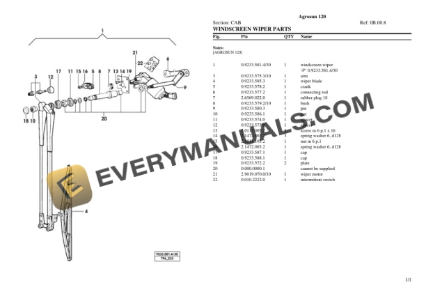 Deutz-Fahr Agrosun 120 Tractor Parts Catalog PDF-5