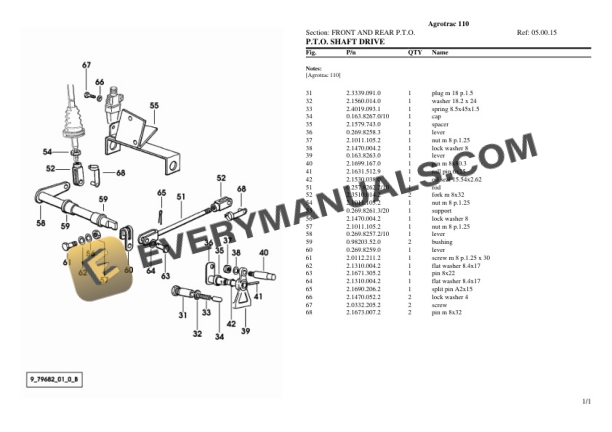 Deutz-Fahr Agrotrac 110 Tractor Parts Catalog PDF-3