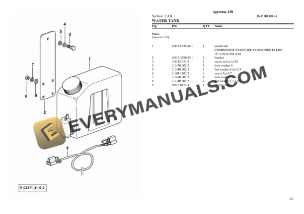 Deutz-Fahr Agrotrac 130 Tractor Parts Catalog PDF-5