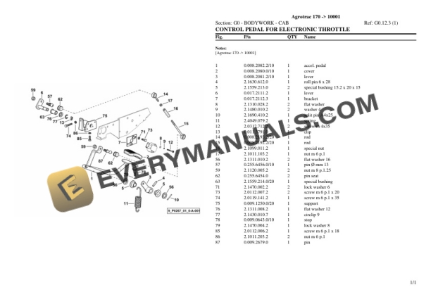 Deutz-Fahr Agrotrac 170 (10001) Tractor Parts Catalog PDF 6 Deutz-Fahr Agrotrac 170 (10001) Tractor Parts Catalog PDF - Image 4