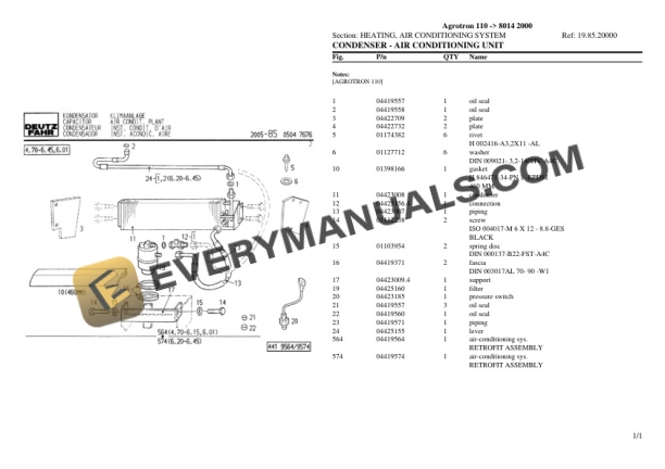 Deutz-Fahr Agrotron 110 (8014 2000) Tractor Parts Catalog PDF 7 Deutz-Fahr Agrotron 110 (8014 2000) Tractor Parts Catalog PDF-5