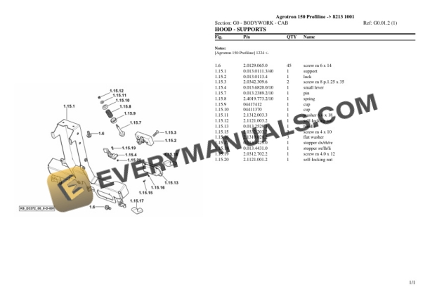 Deutz-Fahr Agrotron 150 Profiline (8213 1001) Tractor Parts Catalog PDF 5 Deutz-Fahr Agrotron 150 Profiline (8213 1001) Tractor Parts Catalog PDF - Image 3