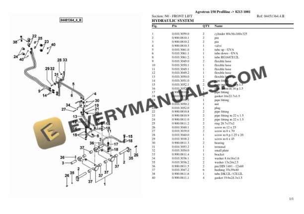 Deutz-Fahr Agrotron 150 Profiline (8213 1001) Tractor Parts Catalog PDF 7 Deutz-Fahr Agrotron 150 Profiline (8213 1001) Tractor Parts Catalog PDF - Image 5