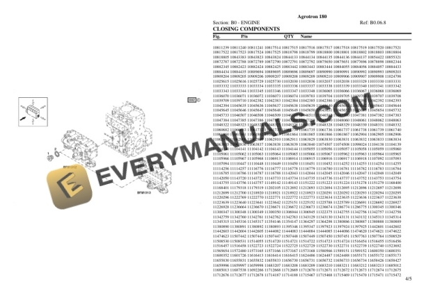Deutz-Fahr Agrotron 180 Tractor Parts Catalog PDF 4 Deutz-Fahr Agrotron 180 Tractor Parts Catalog PDF - Image 2
