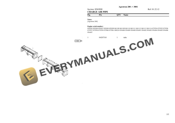 Deutz-Fahr Agrotron 200 (3001) Tractor Parts Catalog PDF 4 Deutz-Fahr Agrotron 200 (3001) Tractor Parts Catalog PDF - Image 2