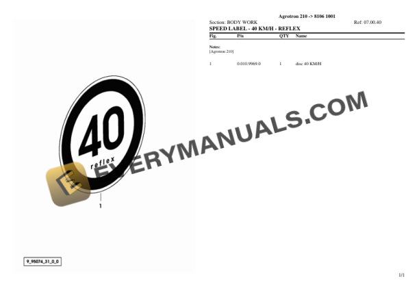 Deutz-Fahr Agrotron 210 (8106 1001) Tractor Parts Catalog PDF 6 Deutz-Fahr Agrotron 210 (8106 1001) Tractor Parts Catalog PDF - Image 4