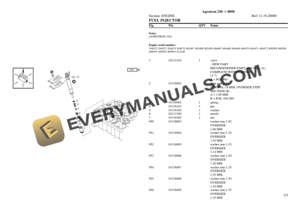 Deutz-Fahr Agrotron 230 (8058) Tractor Parts Catalog PDF 4 Deutz-Fahr Agrotron 230 (8058) Tractor Parts Catalog PDF - Image 2